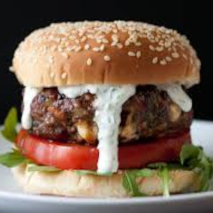 Blue Cheese Cheeseburger