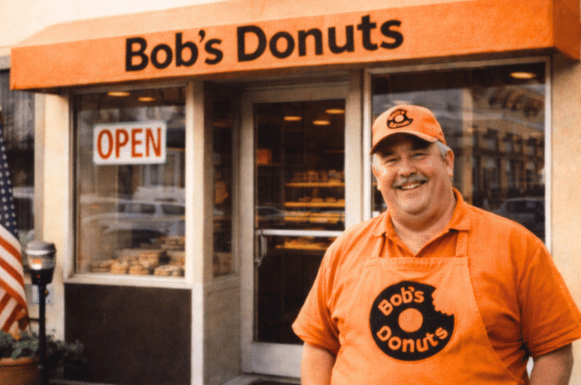 The first Bob's Donuts location.